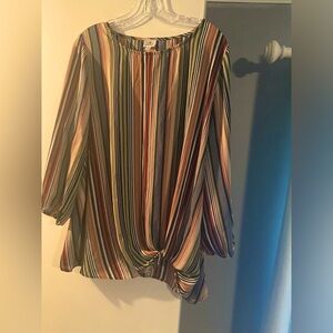 Striped Cato Blouse size XL